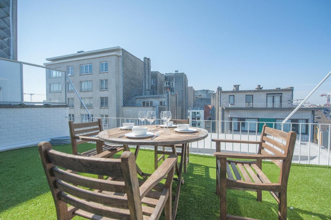 Studio Met Groot Zonneterras Centrum Oostende 외부 사진